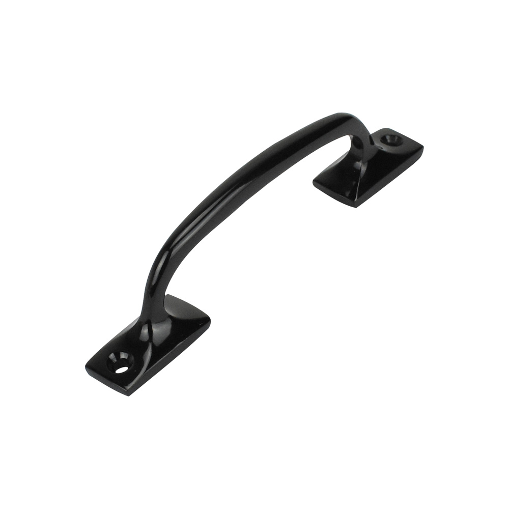 Sash Heritage Shaped Sash Handle (129mm) - Black